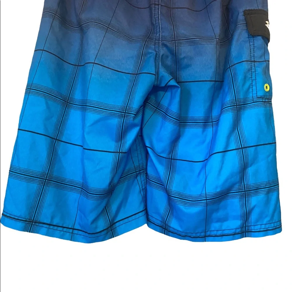 ZeroXposur Boys’ Blue and Black Swim Trunks